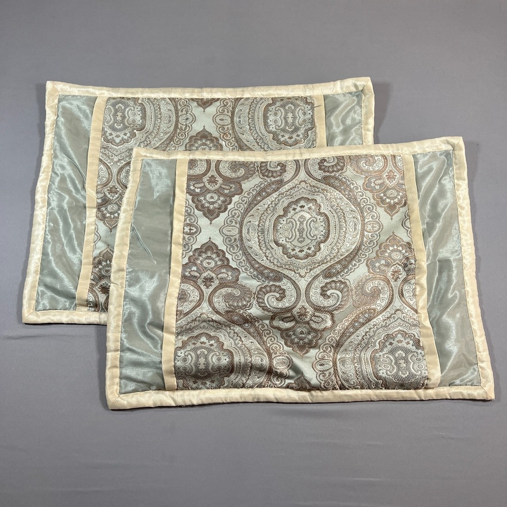 Set Of 2 Home Expressions By Jcpenney Standard Pillow Shams Multicolor Paisley